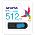 USB zibatmiņa Adata UV150 512GB USB 3.2 AUV128-512G-RBE Black