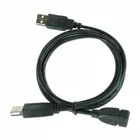 Gembird Dual USB 2.0 A-plug A-socket 0.9m Black