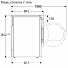 Veļas žāvētājs Bosch WQG2420ISN
