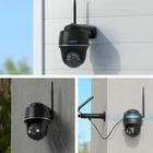 Video novērošanas kamera Reolink Argus Series B430 Smart 5MP Pan & Tilt Wire-Free Camera Black BWPT2K05B