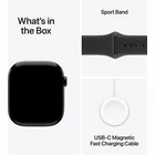 Viedpulkstenis Apple Watch Series 11 GPS + Cellular 46mm Jet Black Aluminium Case with Black Sport Band - M/L