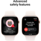 Viedpulkstenis Apple Watch Series 11 GPS + Cellular 42mm Rose Gold Aluminium Case with Light Blush Sport Band - M/L
