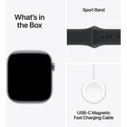Viedpulkstenis Apple Watch Series 11 GPS + Cellular 42mm Space Grey Aluminium Case with Black Sport Band - M/L