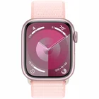 Viedpulkstenis Apple Watch Series 9 GPS 41mm Pink Aluminium Case with Light Pink Sport Loop