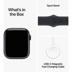 Viedpulkstenis Apple Watch Series 9 GPS 45mm Midnight Aluminium Case with Midnight Sport Band - S/M