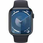 Viedpulkstenis Apple Watch Series 9 GPS 45mm Midnight Aluminium Case with Midnight Sport Band - S/M