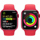 Viedpulkstenis Apple Watch Series 9 GPS 45mm (PRODUCT)RED Aluminium Case with (PRODUCT)RED Sport Band - S/M