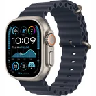 Viedpulkstenis Apple Watch Ultra 2 GPS + Cellular 49mm Natural Titanium Case with Navy Ocean Band