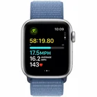 Viedpulkstenis Apple Watch SE 2023 GPS 40mm Silver Aluminium Case with Winter Blue Sport Loop