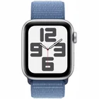 Viedpulkstenis Apple Watch SE 2023 GPS 44mm Silver Aluminium Case with Winter Blue Sport Loop