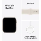 Viedpulkstenis Apple Watch SE 3 GPS + Cellular 44mm Starlight Aluminium Case with Starlight Sport Band - S/M