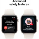 Viedpulkstenis Apple Watch SE 3 GPS + Cellular 44mm Starlight Aluminium Case with Starlight Sport Band - S/M