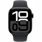 Viedpulkstenis Apple Watch Series 10 GPS 42mm Jet Black Aluminium Case with Black Sport Band - S/M