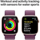 Viedpulkstenis Apple Watch Series 10 GPS 42mm Rose Gold Aluminium Case with Plum Sport Loop