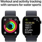 Viedpulkstenis Apple Watch Series 10 GPS 46mm Jet Black Aluminium Case with Ink Sport Loop