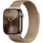 Viedpulkstenis Apple Watch Series 10 GPS + Cellular 42mm Gold Titanium Case with Gold Milanese Loop