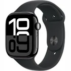 Viedpulkstenis Apple Watch Series 10 GPS + Cellular 46mm Jet Black Aluminium Case with Black Sport Band - M/L