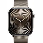 Viedpulkstenis Apple Watch Series 10 GPS + Cellular 46mm Natural Titanium Case with Natural Milanese Loop - M/L