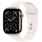 Viedpulkstenis Apple Watch Series 11 GPS + Cellular 46mm Gold Titanium Case with Light Blush Sport Band - M/L
