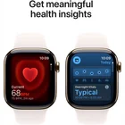 Viedpulkstenis Apple Watch Series 11 GPS + Cellular 42mm Gold Titanium Case with Light Blush Sport Band - S/M
