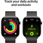 Viedpulkstenis Apple Watch Series 11 GPS + Cellular 46mm Slate Titanium Case with Slate Milanese Loop - M/L