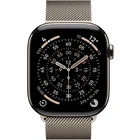 Viedpulkstenis Apple Watch Series 11 GPS + Cellular 42mm Natural Titanium Case with Natural Milanese Loop