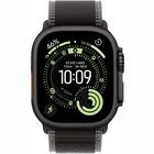 Viedpulkstenis Apple Watch Ultra 3 GPS + Cellular 49mm Black Titanium Case with Black/Charcoal Trail Loop - S/M