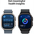 Viedpulkstenis Apple Watch Ultra 3 GPS + Cellular 49mm Black Titanium Case with Black Titanium Milanese Loop - L