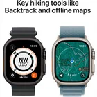 Viedpulkstenis Apple Watch Ultra 3 GPS + Cellular 49mm Black Titanium Case with Black Titanium Milanese Loop - L