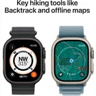 Viedpulkstenis Apple Watch Ultra 3 GPS + Cellular 49mm Nat.Titanium Case with Nat.Titanium Milanese Loop -Medium