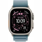 Viedpulkstenis Apple Watch Ultra 3 GPS + Cellular 49mm Natural Titanium Case with Light Blue Alpine Loop - Small