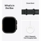 Viedpulkstenis Apple Watch Ultra 2 GPS + Cellular 49mm Black Titanium Case with Black Ocean Band