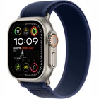 Viedpulkstenis Apple Watch Ultra 2 GPS + Cellular 49mm Natural Titanium Case with Blue Trail Loop - M/L