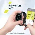 Viedpulkstenis Canyon smart watch Hexagon SW-88 BT-Call Silver