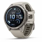 Viedpulkstenis Garmin fenix 9 PRO 43mm inReach Titanium with Fog Gray/Dark Sandstone Silicone Band