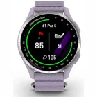 Viedpulkstenis Garmin Approach J1 Silver Aluminum Bezel with Lilac ComfortFit Fabric Band