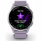 Viedpulkstenis Garmin Approach J1 Silver Aluminum Bezel with Lilac ComfortFit Fabric Band
