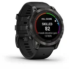 Viedpulkstenis Garmin Fenix 7 Pro Sapphire Solar Carbon Gray with Black Band