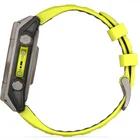 Viedpulkstenis Garmin fenix 8 47mm Solar Sapphire Titanium with Amp Yellow/Graphite silicone band