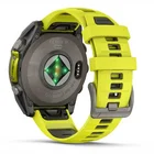 Viedpulkstenis Garmin fenix 8 47mm Solar Sapphire Titanium with Amp Yellow/Graphite silicone band