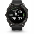 Viedpulkstenis Garmin fenix 8 51 mm AMOLED Sapphire Carbon Grey with Black/Pebble Grey silicone band