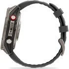 Viedpulkstenis Garmin fenix 8 Pro 47mm AMOLED Sapphire Titan Gray with Black silicone band