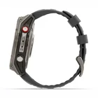 Viedpulkstenis Garmin fenix 8 Pro 51mm AMOLED Sapphire Titan Gray with Black silicone band