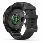 Viedpulkstenis Garmin fenix 9 47mm Carbon Gray DLC Titanium with Black Silicone Band