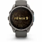 Viedpulkstenis Garmin fenix 9 47mm Titanium with Pebble Gray Silicone Band