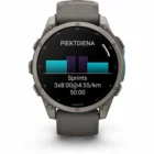 Viedpulkstenis Garmin fenix 9 47mm Titanium with Pebble Gray Silicone Band