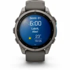 Viedpulkstenis Garmin fenix 9 47mm Titanium with Pebble Gray Silicone Band