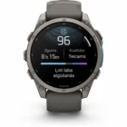 Viedpulkstenis Garmin fenix 9 47mm Titanium with Pebble Gray Silicone Band