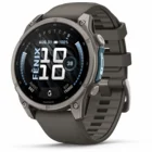 Viedpulkstenis Garmin fenix 9 47mm Titanium with Pebble Gray Silicone Band