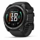 Viedpulkstenis Garmin fenix 9 51mm Carbon Gray DLC Titanium with Black Silicone Band